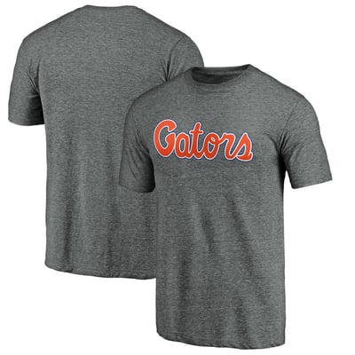 Florida Gators Classic Wordmark Tri-Blend T-Shirt - Heather Gray