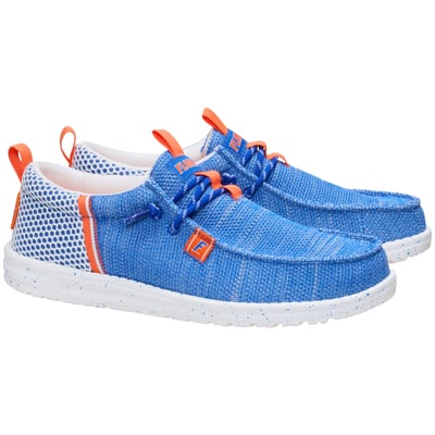 Florida Gators Hey Dude Wally Stretch Sox Shoes - Royal