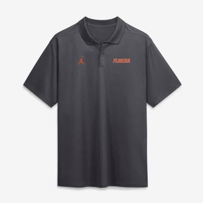 Florida Gators Jordan Brand Dri-FIT Victory Polo - Anthracite