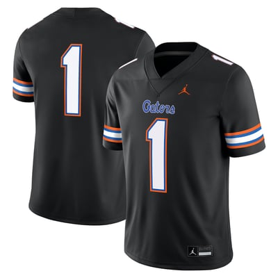#1 Florida Gators Jordan Brand Alternate Game Jersey - Black