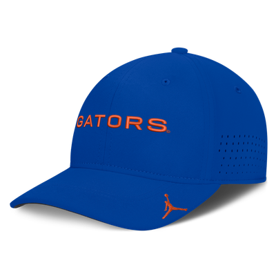 Florida Gators Jordan Brand Gameday Aerobill Swooshflex Dri-FIT Hat - Royal