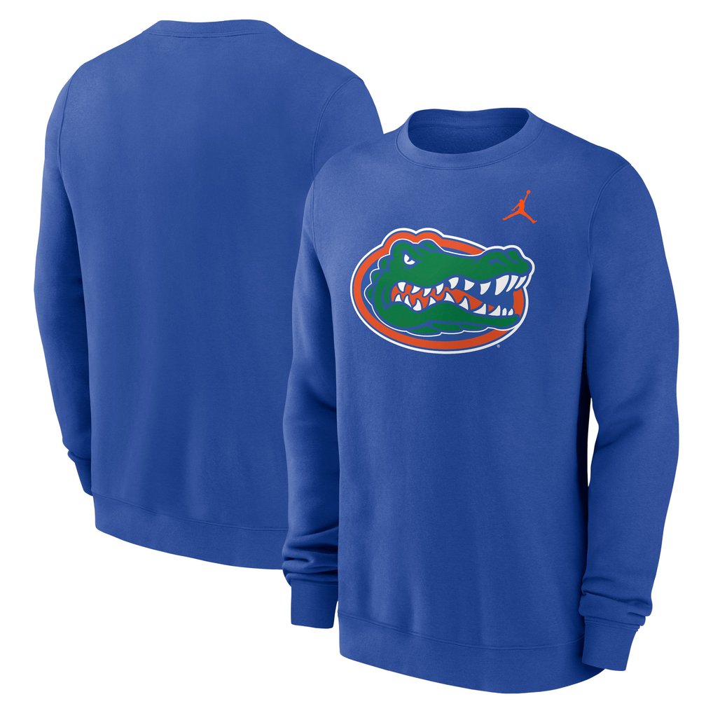 Florida Gators Jordan Brand Primetime Fleece Pullover Sweatshirt - Royal