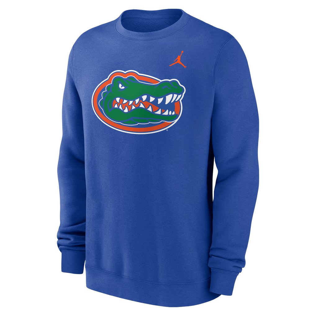 Florida Gators Jordan Brand Primetime Fleece Pullover Sweatshirt - Royal