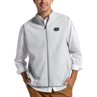 Florida Gators League Collegiate Wear  Summit Full-Zip Vest - Gray