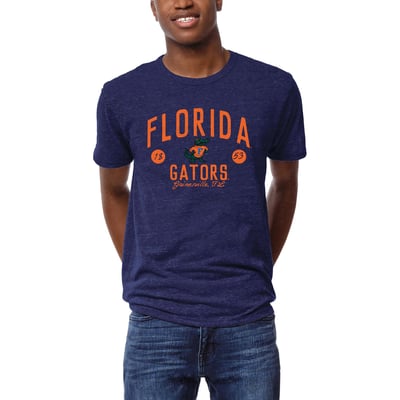 Florida Gators League Collegiate Wear  Victory Falls Tri-Blend T-Shirt - Heather Royal