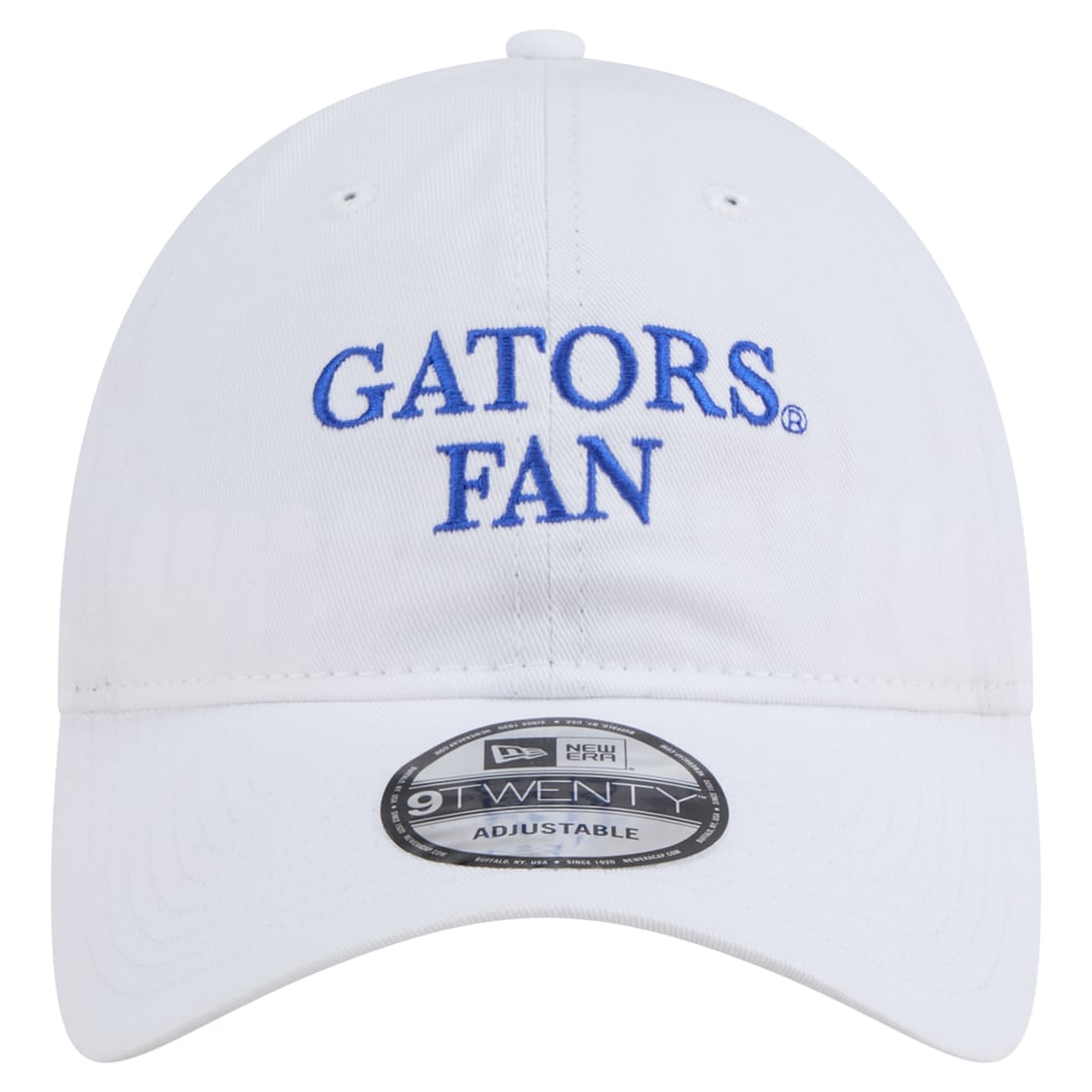 Florida Gators New Era Fan 9TWENTY Adjustable Hat - White