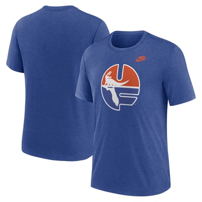 Florida Gators Nike Blitz Legacy Primary Tri-Blend T-Shirt - Heather Royal
