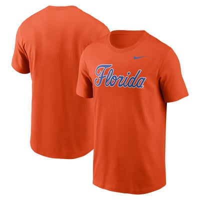 Florida Gators Nike Baseball Wordmark T-Shirt - Orange