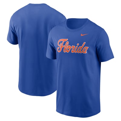 Florida Gators Nike Baseball Wordmark T-Shirt - Royal
