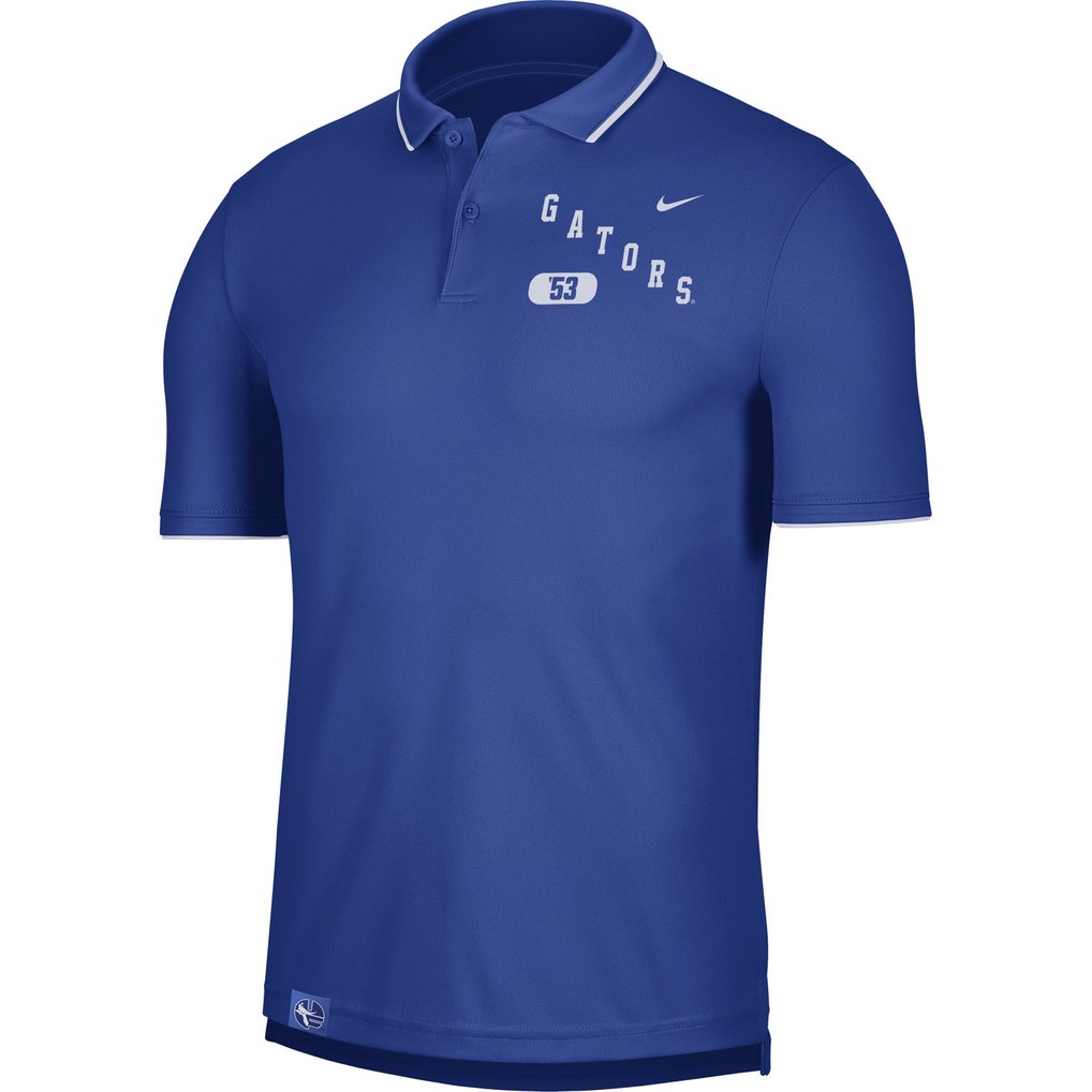 Florida Gators Nike Wordmark Performance Polo - Royal