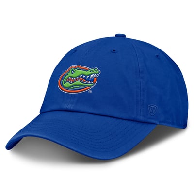 Florida Gators Top of the World Staple Adjustable Hat - Royal