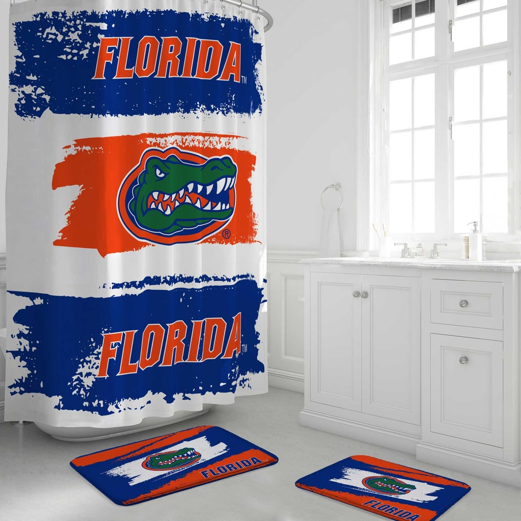 Florida Gators Pegasus Shower Curtain & Bath Mat Set