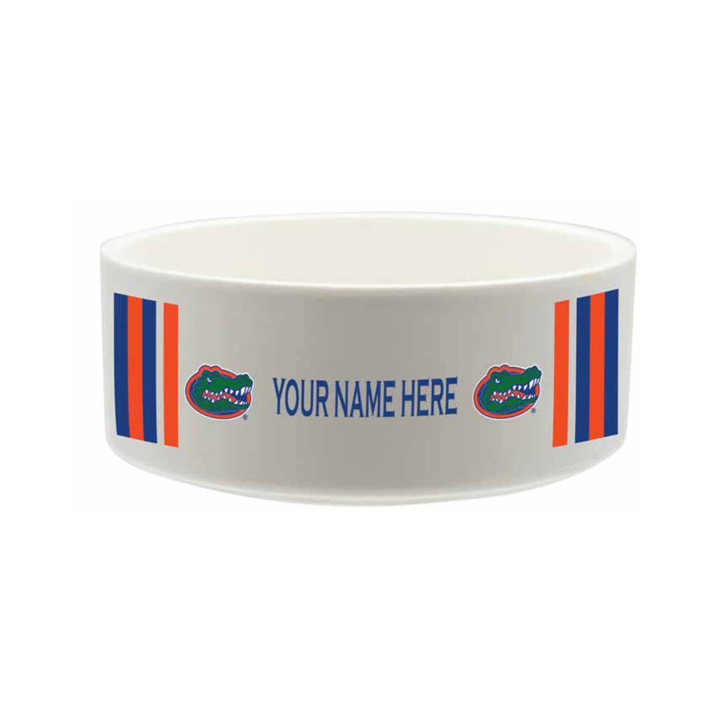 Florida Gators The Memory Company 35oz. Personalized Ceramic Pet Bowl