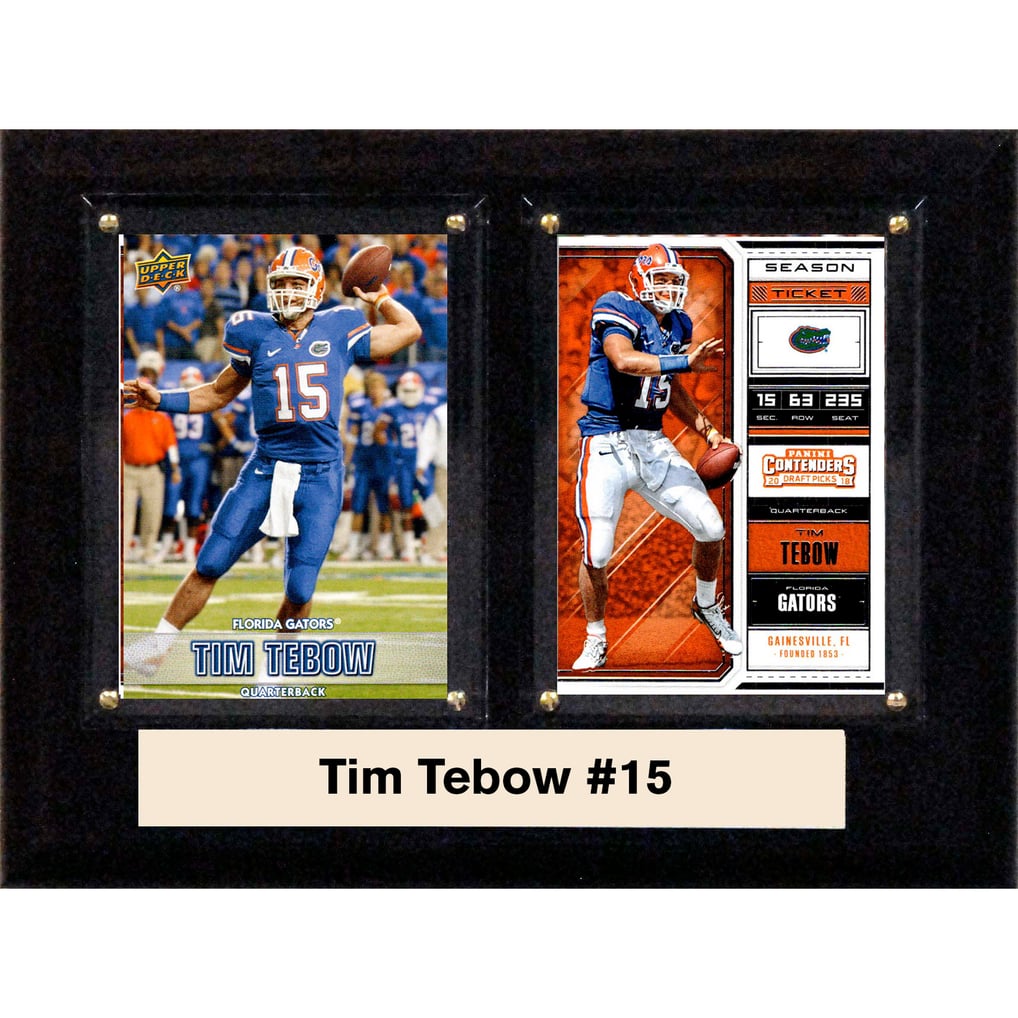 Tim Tebow Florida Gators 6'' x 8'' Plaque