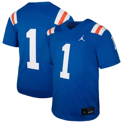 #1 Florida Gators Jordan Brand Toddler Alternate Football Game Jersey - Royal
