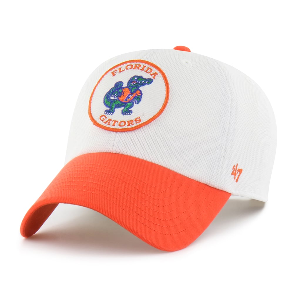 Florida Gators '47 Unisex Pique Patch Clean Up Adjustable Hat - White/Orange