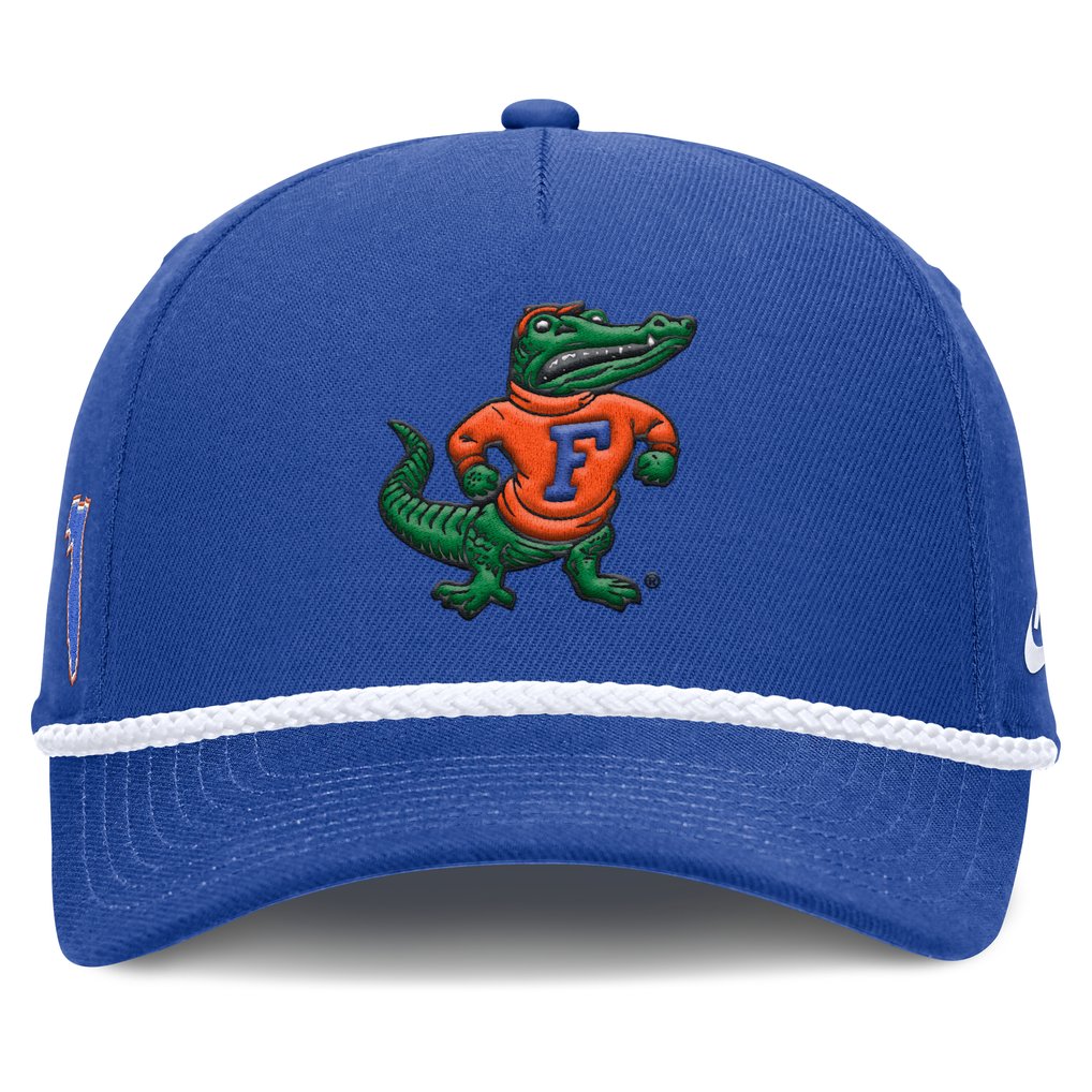 Florida Gators Nike Unisex 2026 Basketball Refresh 5-Panel Rope Rise Hat - Royal