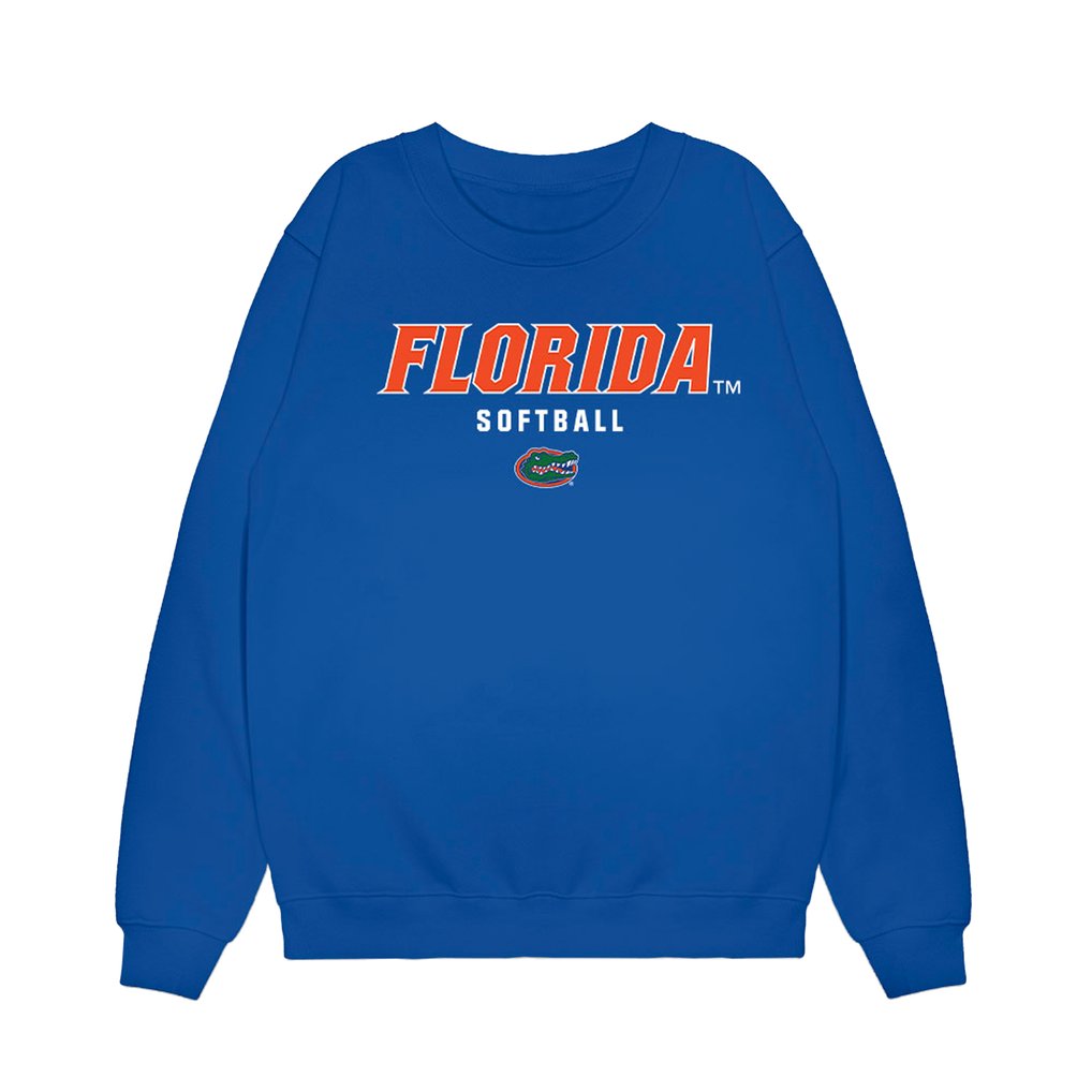 Florida Gators Unisex NIL Pick-A-Player Softball Sweatshirt - Royal