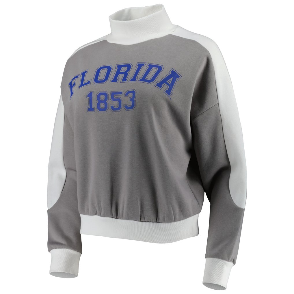 Florida Gators Gameday Couture Women's Make it a Mock Sporty Pullover Sweatshirt - Gray