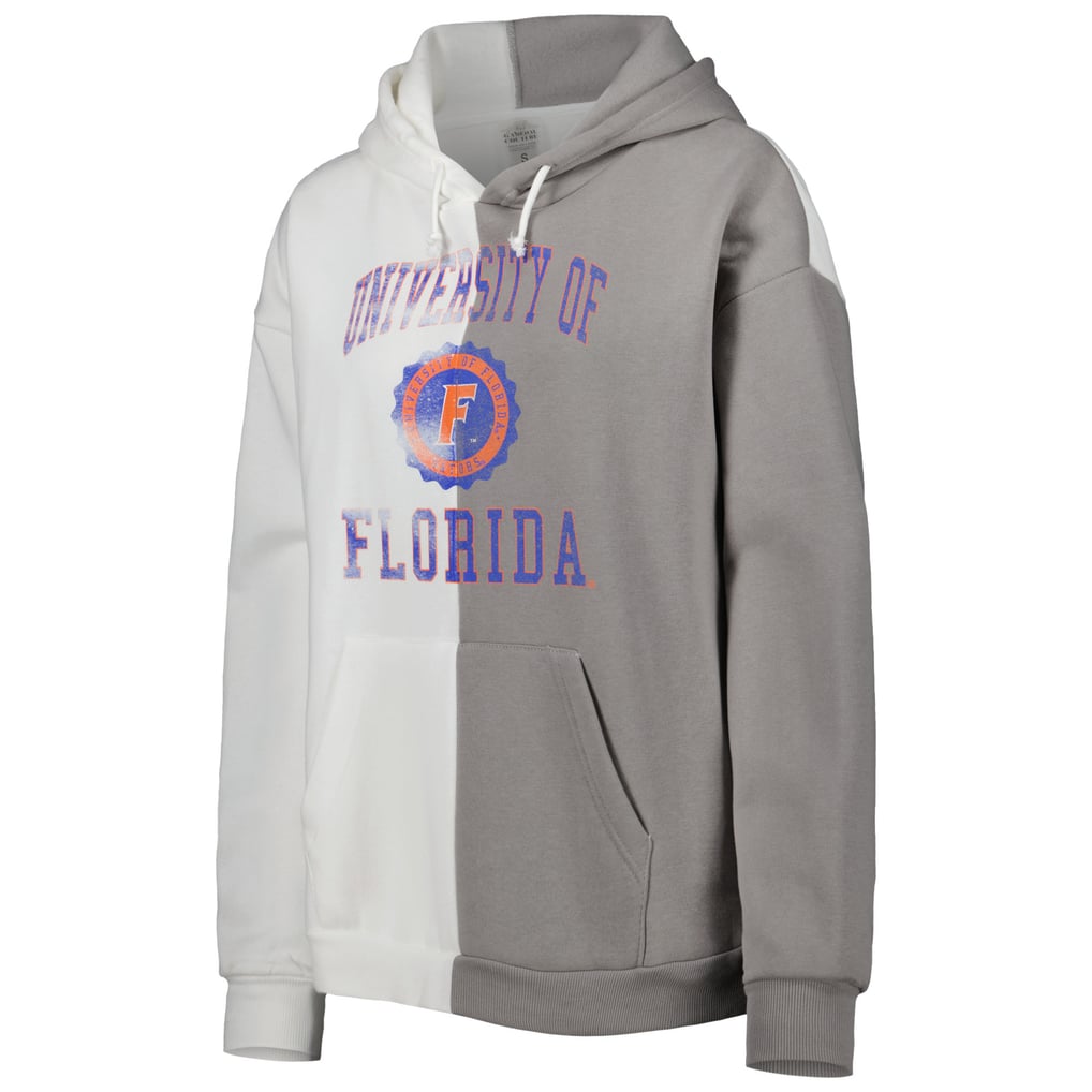 Florida Gators Gameday Couture Women's Split Pullover Hoodie - Gray/White