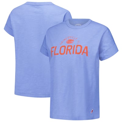 Florida Gators League Collegiate Wear Women's Slub Rolled Cuff T-Shirt - Royal