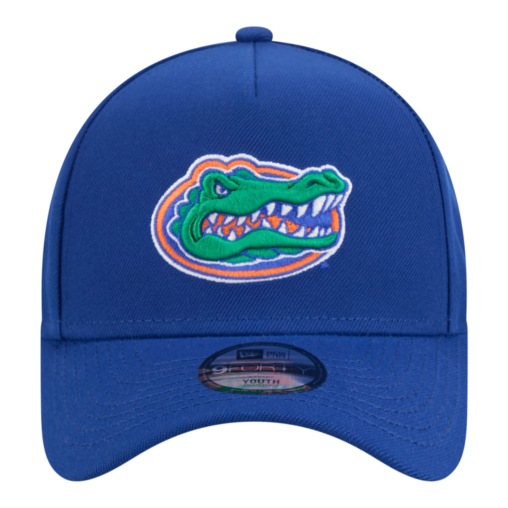 Florida Gators New Era Youth 9FORTY A-Frame Adjustable Hat - Royal