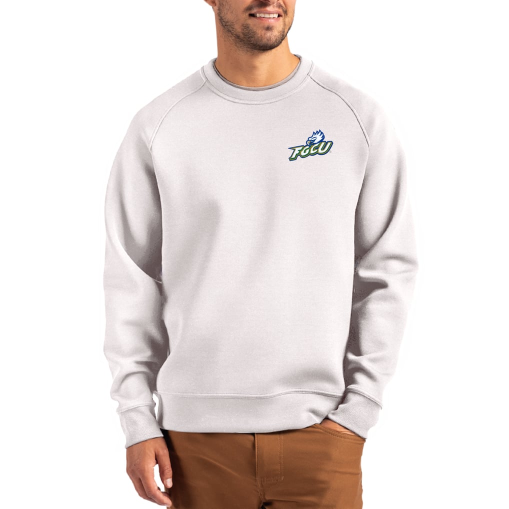 Florida Gulf Coast Eagles Cutter & Buck Roam Recycled Pullover - Gray