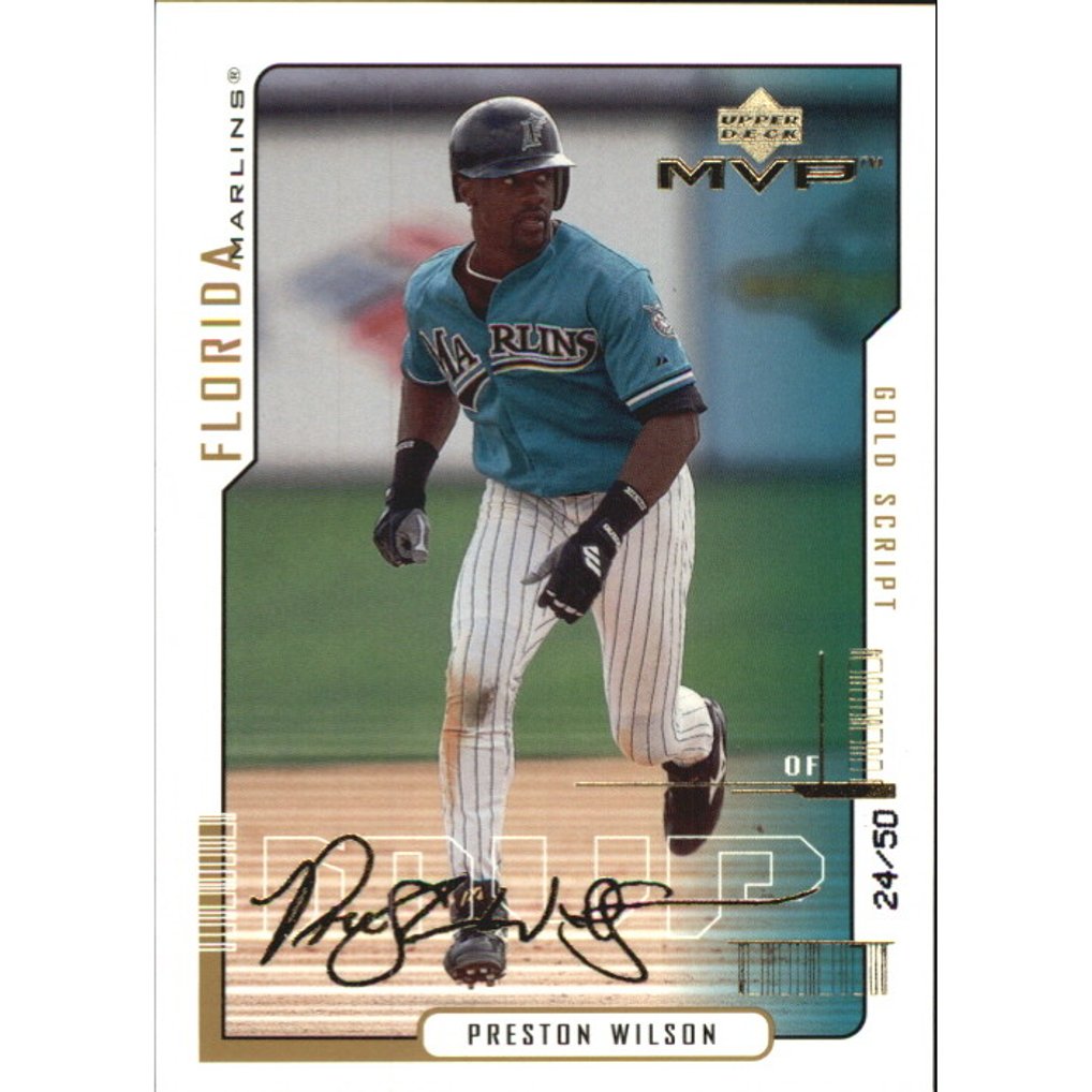 2000 Upper Deck MVP Gold Script #108 Preston Wilson