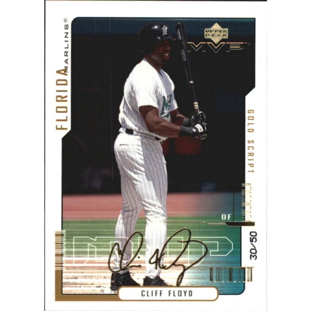 2000 Upper Deck MVP Gold Script #112 Cliff Floyd