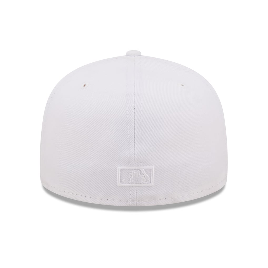 Miami Marlins New Era White on White 59FIFTY Fitted Hat
