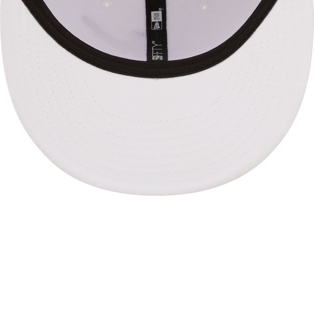 Miami Marlins New Era White on White 59FIFTY Fitted Hat