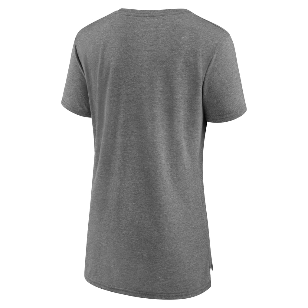 Florida Marlins Women's Selected First Tri-Blend T-Shirt - Gray