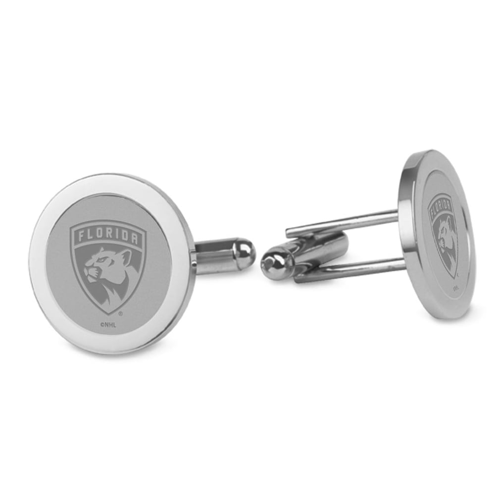Florida Panthers Silver Cufflinks