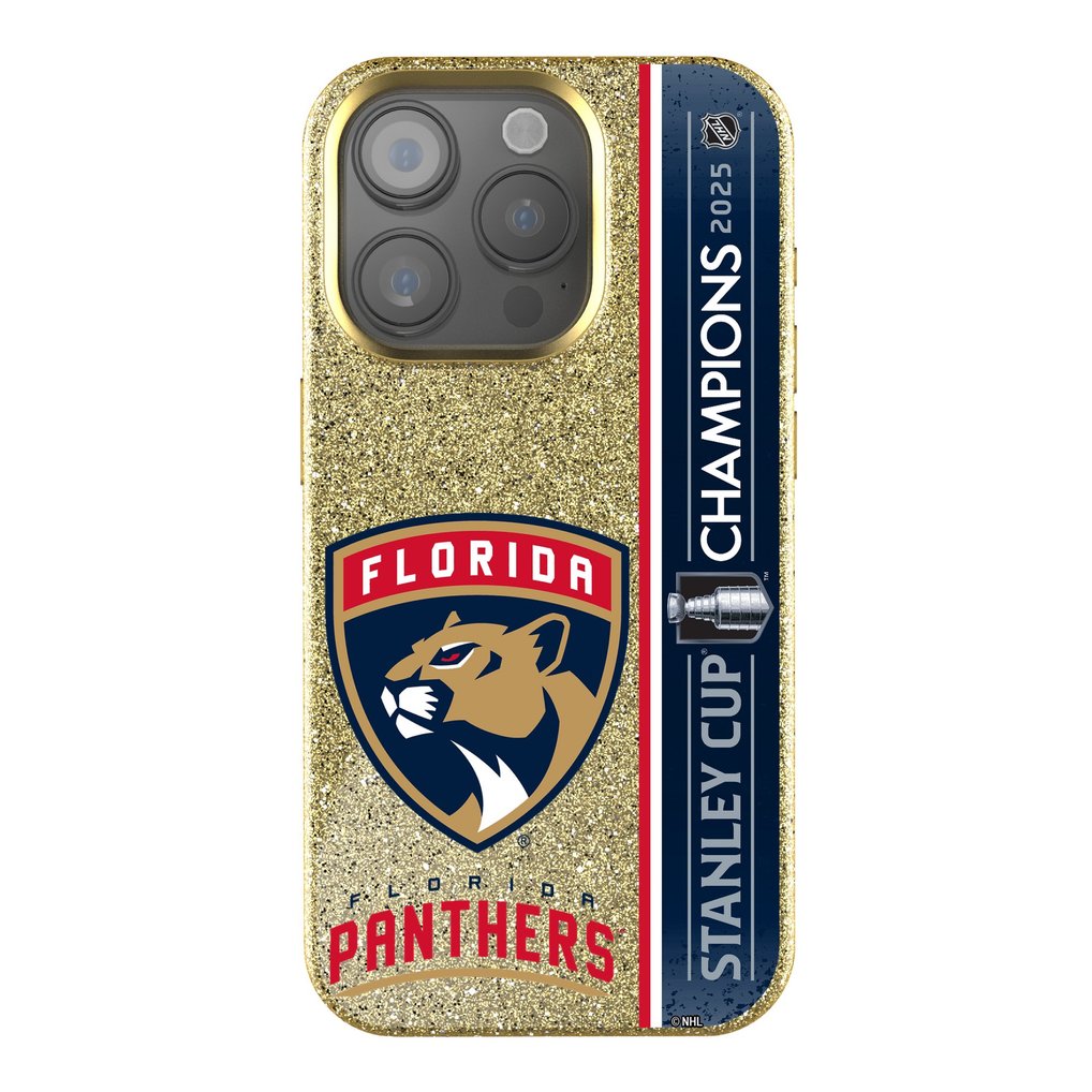 Florida Panthers Keyscaper 2025 Stanley Cup Champions iPhone Bling Case
