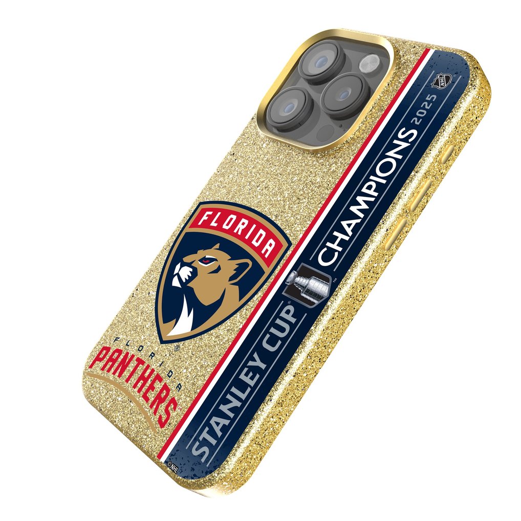 Florida Panthers Keyscaper 2025 Stanley Cup Champions iPhone Bling Case