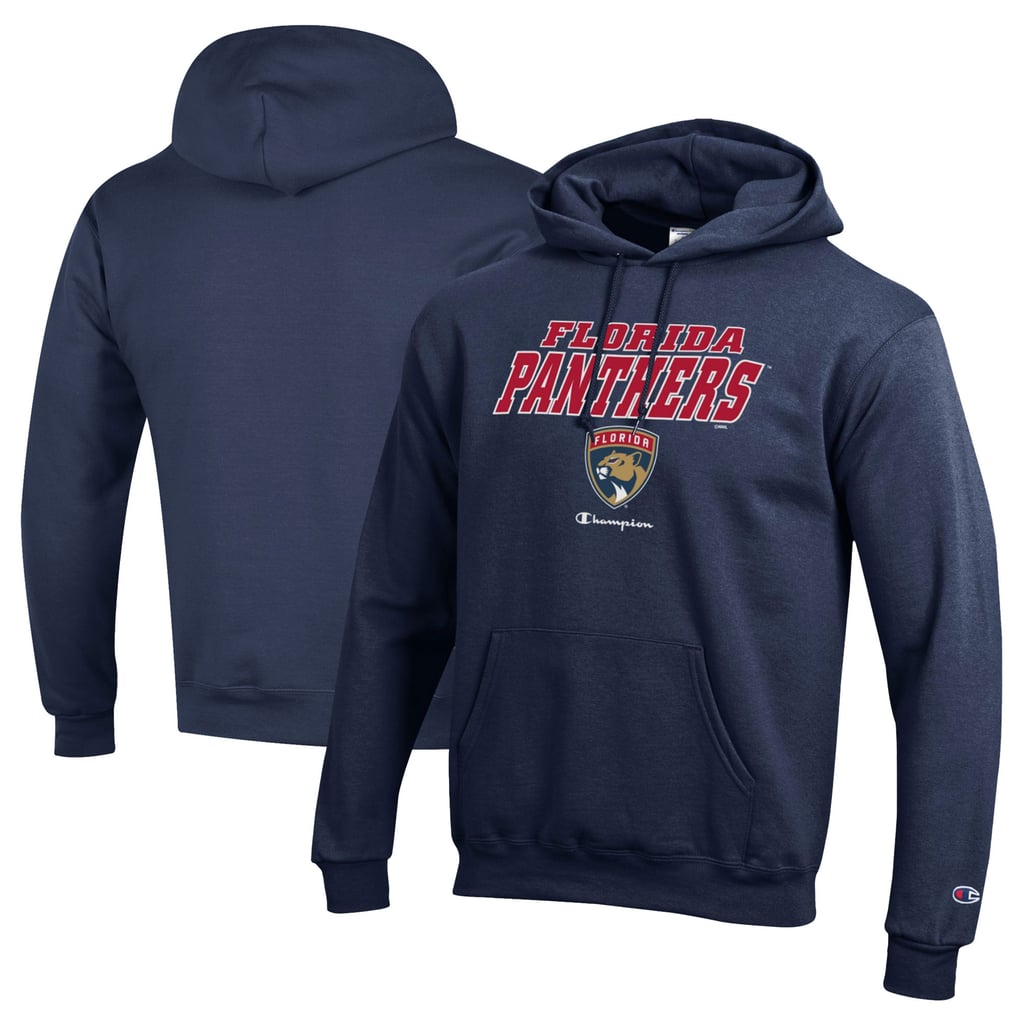 Florida Panthers Champion Eco Powerblend Pullover Hoodie - Navy