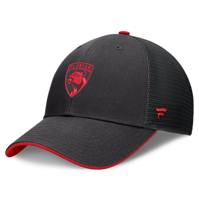 Florida Panthers Fanatics Fundamental Limits Trucker Adjustable Hat - Black