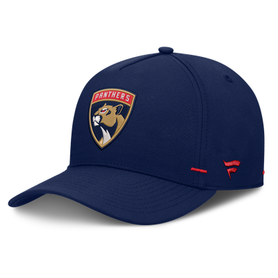 Florida Panthers Fanatics Authentic Pro Rink Bar Tacks A-Frame Adjustable Hat - Navy
