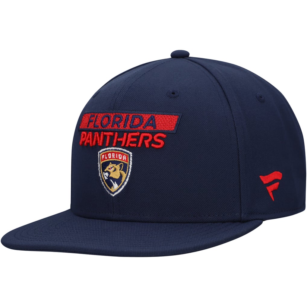 Florida Panthers Fanatics Authentic Pro Rink Prime Snapback Hat - Navy