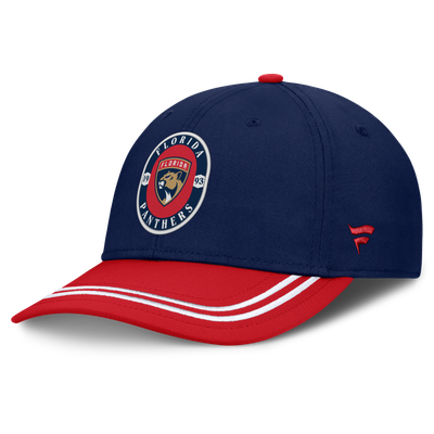 Florida Panthers Fanatics Fundamental Stretch Hat - Navy/Red
