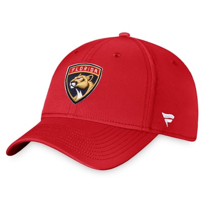 Florida Panthers Fanatics Core Primary Logo Flex Hat - Red