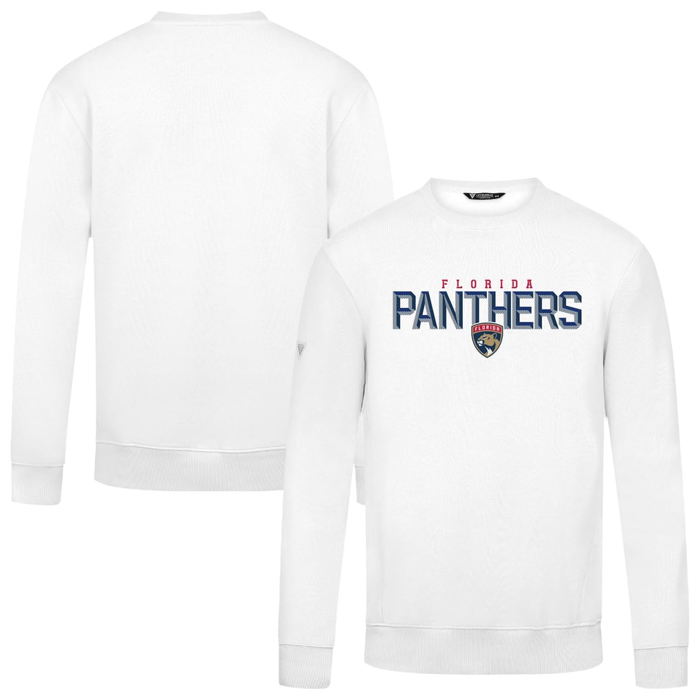 Florida Panthers Levelwear Zane Carve Pullover Sweatshirt - White