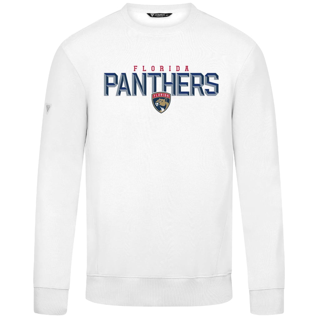 Florida Panthers Levelwear Zane Carve Pullover Sweatshirt - White