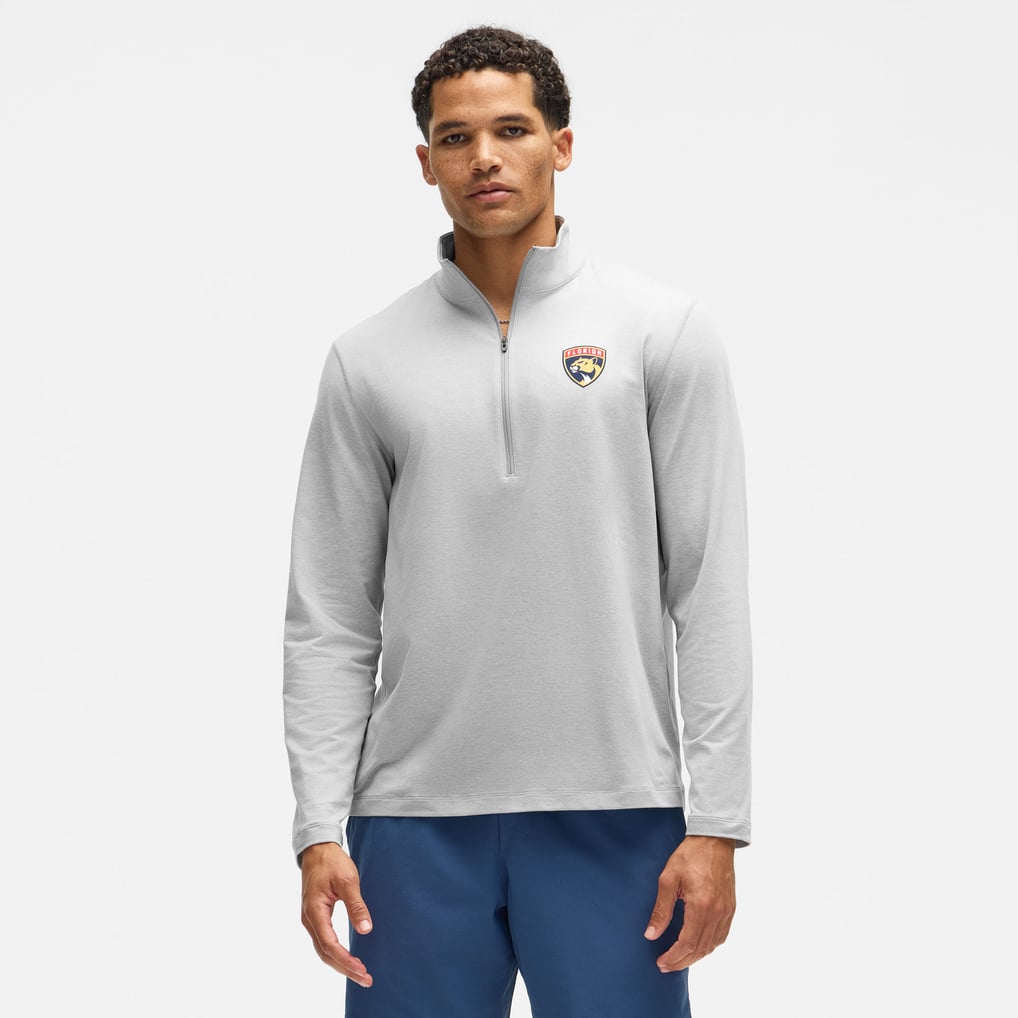 Florida Panthers lululemon Soft Jersey Half-Zip Pullover - Heather Gray