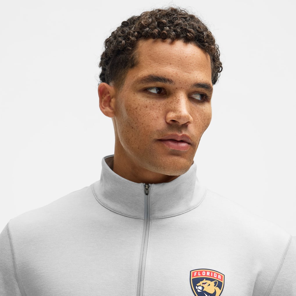 Florida Panthers lululemon Soft Jersey Half-Zip Pullover - Heather Gray