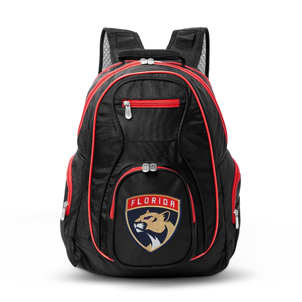 Florida Panthers MOJO Trim Color Laptop Backpack - Black