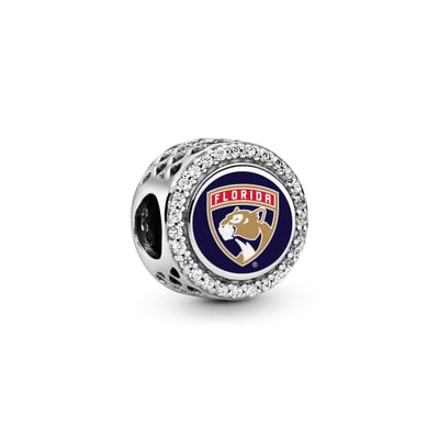 Florida Panthers Pandora Color Button Charm