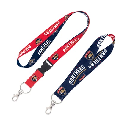Florida Panthers WinCraft 2-Pack Lanyard with Detachable Buckle & Key Strap Set