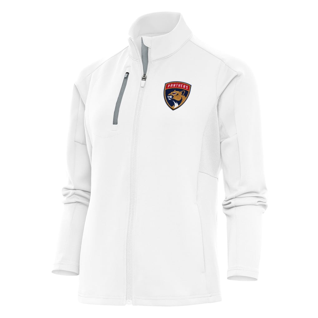Florida Panthers Antigua Women's Team Logo Generation Full-Zip Jacket - White