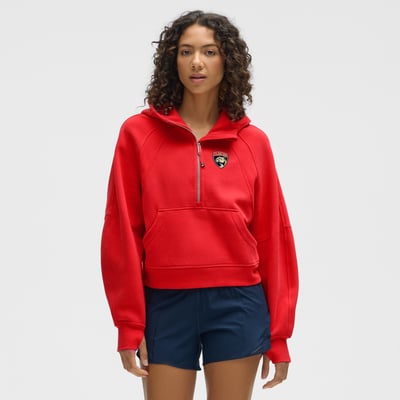 Florida Panthers lululemon Women's Scuba Oversized Half-Zip Hoodie - Red